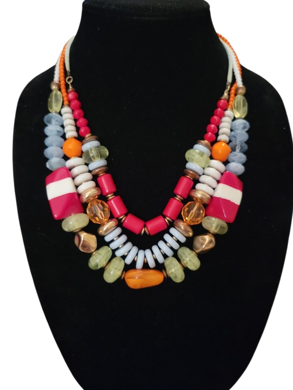 Charming Charlie Chunky Acrylic Beaded Necklace